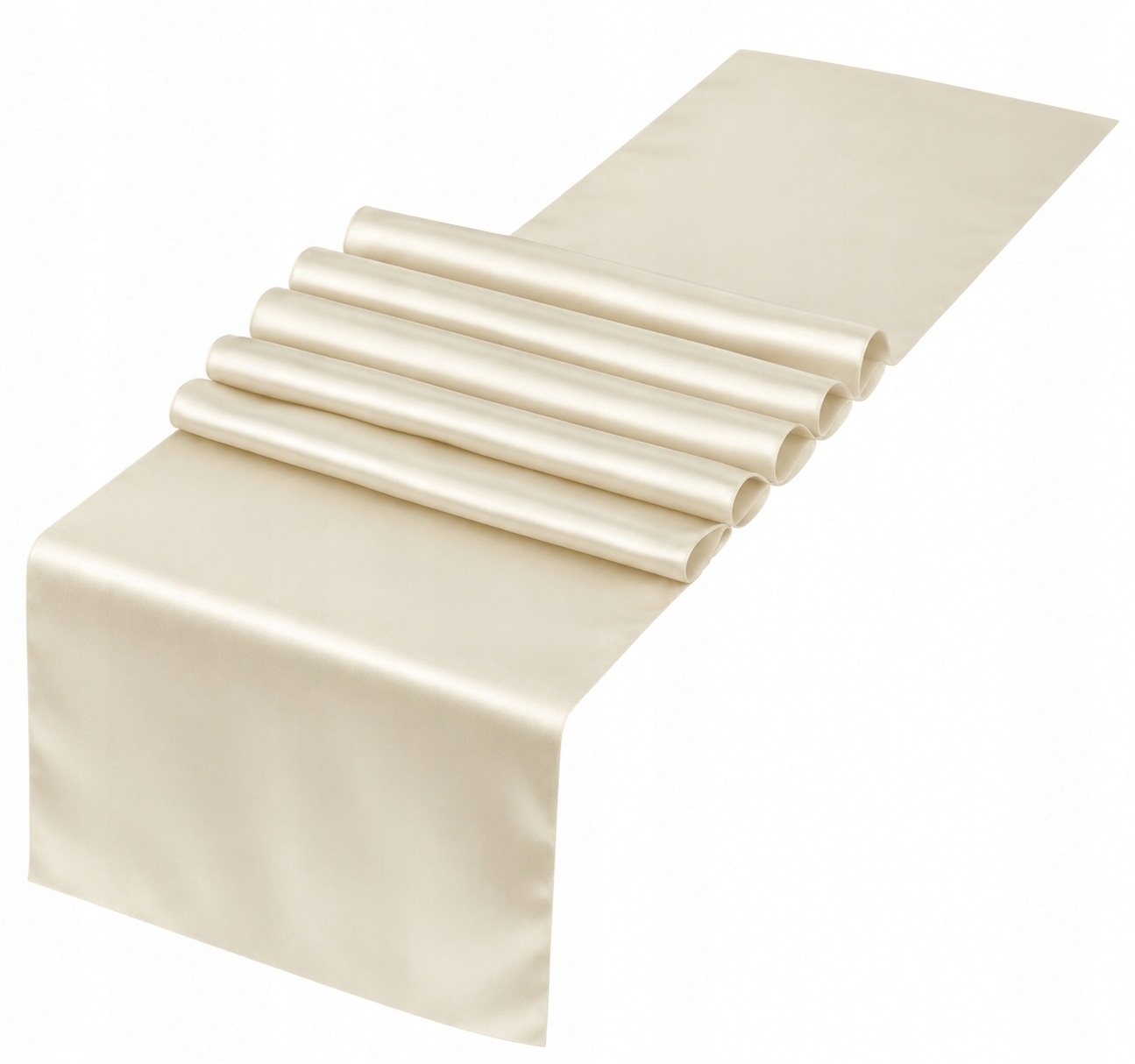 Satyna dekoracyjna kremowa 36 cm x 9 m w rolce