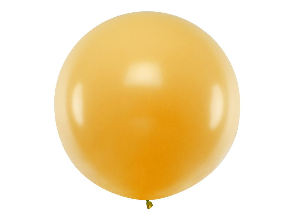 Balon olbrzym złoty metaliczny 100cm